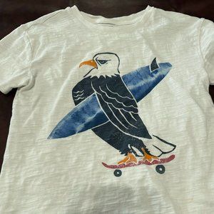 Boys Gap medium skateboard eagle short sleeve tee